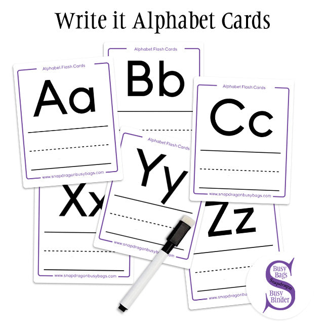 Write it Alphabet Cards