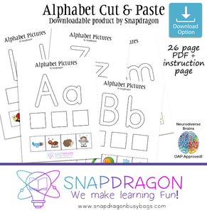 Alphabet Cut & Paste Pictures