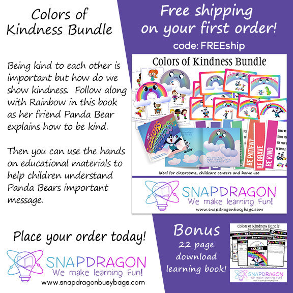 Build a Snowman  Educational Busy Bags by Snapdragon
