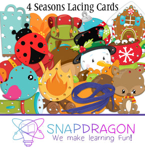 4 Seasons Lacing Cards