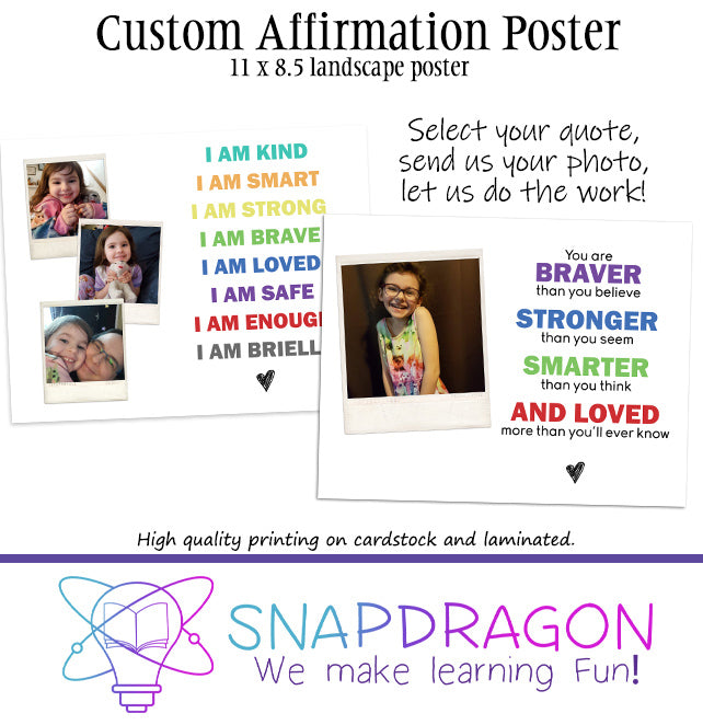 Custom Affirmation Posters