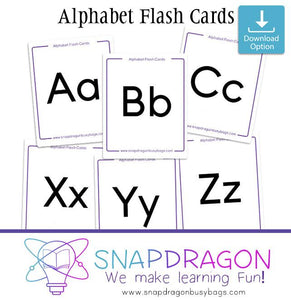 Alphabet Flash Cards - Download Only