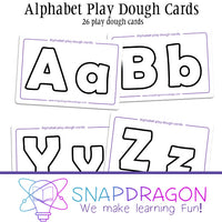 Alphabet Play dough Cards