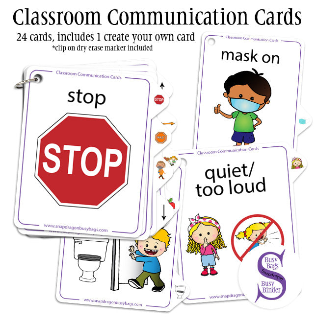 Classroom Communication Cards