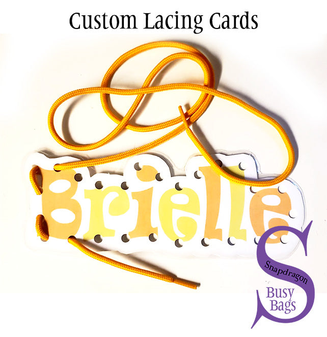 Custom Lacing Card