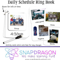 Daily Schedule Ring book