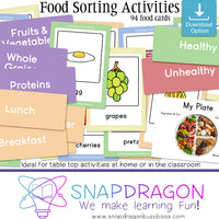 Food Sorting Activities - Download Only