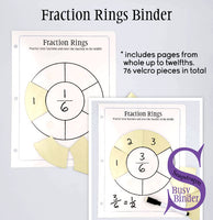 Fraction Ring Binder
