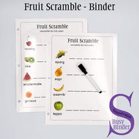 Fruit Scramble - Binder