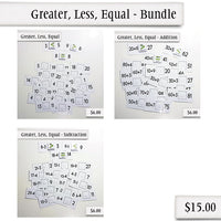 Greater, Less, Equal Bundle