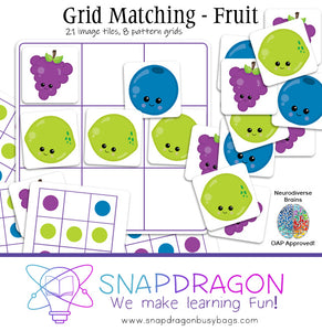 Grid Matching Fruit