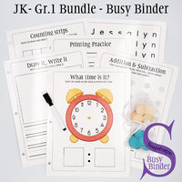 Jk - Gr.1 Bundle - Busy Binder