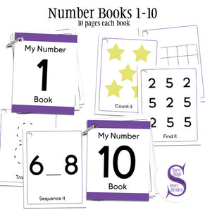 Number books 1-10