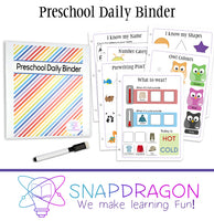 Preschool Daily Binder
