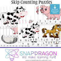 Skip Counting Puzzles - Download Only