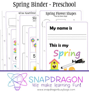 Spring Binder - Preschool