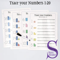 Trace your Numbers 1-20