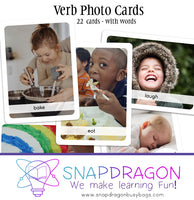 Verb Photo Cards
