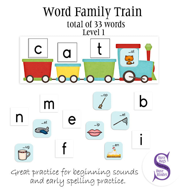 Word Family Train