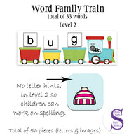 Word Family Train

